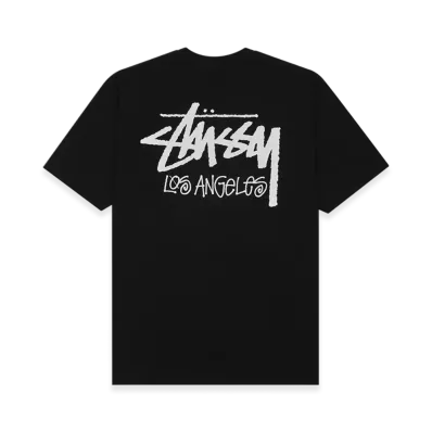 Stussy Stock Los Angeles Tee "Black"