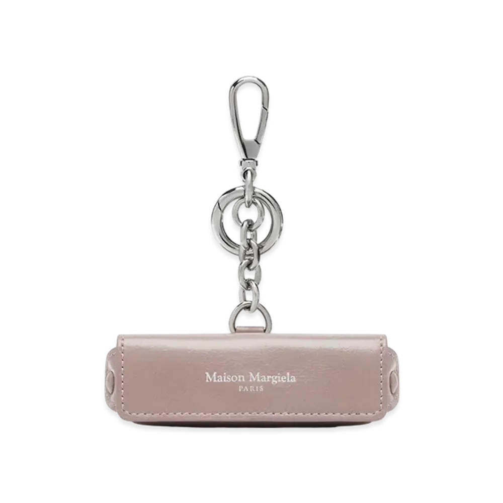 MM6 Maison Margiela 4 Stitch Leather Lipstick Holder Charm "Pink"