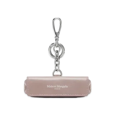 MM6 Maison Margiela 4 Stitch Leather Lipstick Holder Charm "Pink"