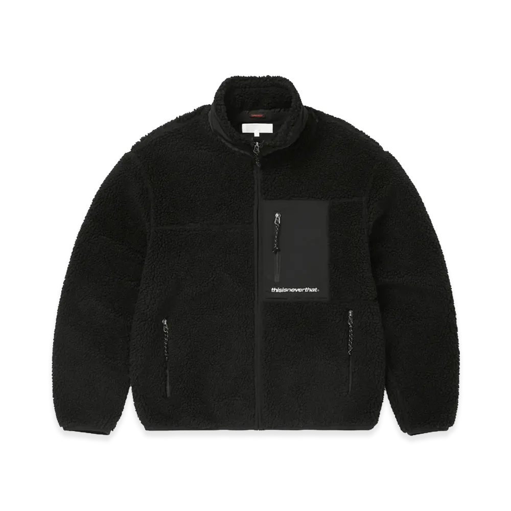 thisisneverthat SP Sherpa Fleece Jacket "Black"