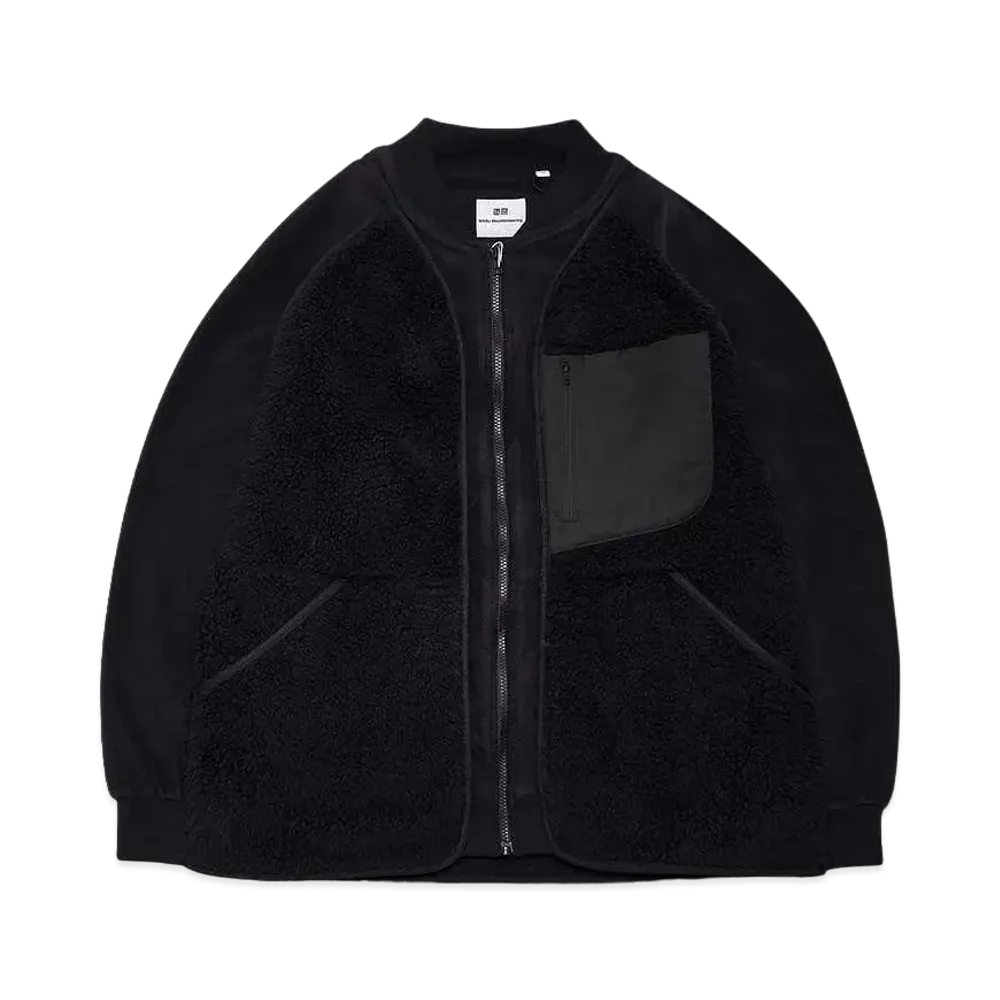 Uniqlo White Mountaineering Fleece Oversize Jacket "Black"