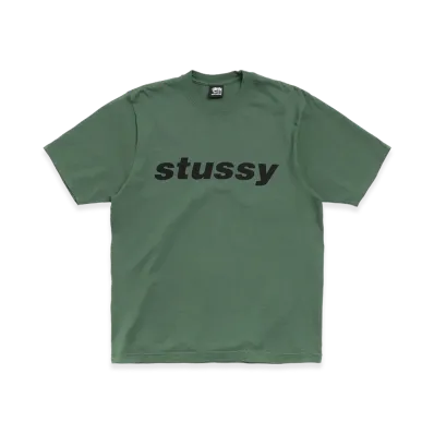 Stussy Shark Tee Pigment Dyed "Pine"