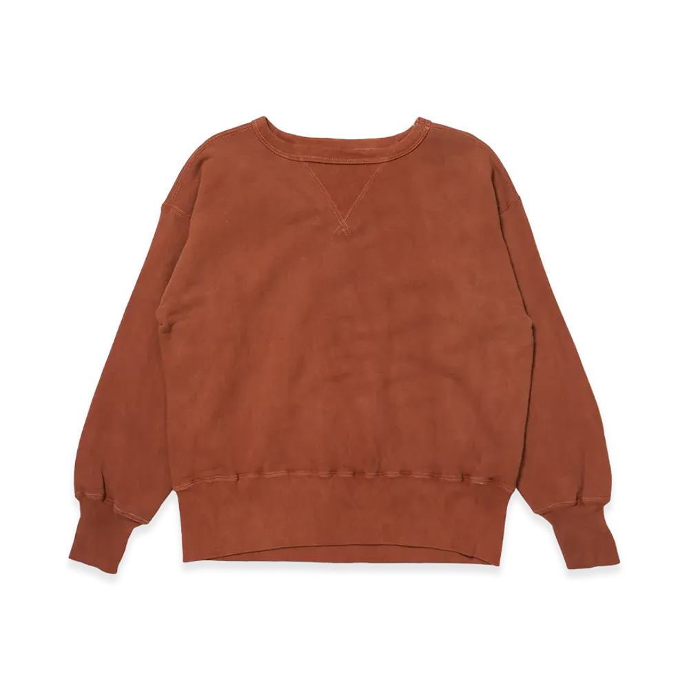 T.T Taiga Takahashi LOT.603 Sweat Shirt "Techi Tree Dyed Brown"
