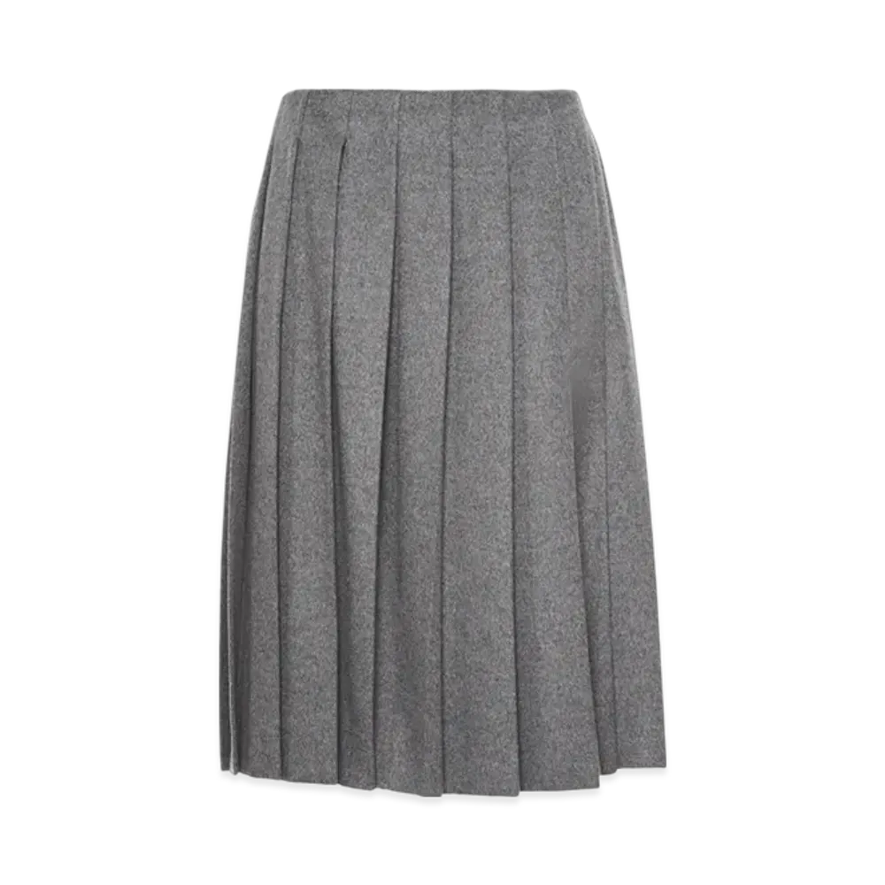 MIU MIU Women's Velour Skirt "Grey"
