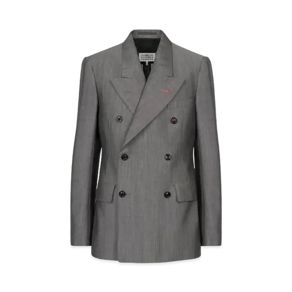 Maison Margiela Men's Mohair Blazer "Gray"