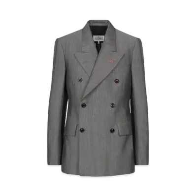 Maison Margiela Men's Mohair Blazer "Gray"