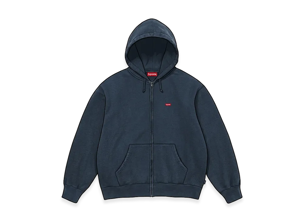 Supreme Small Box Zip Up Hooded Sweatshirt "Navy" (26FW)
