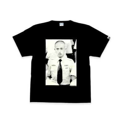 SAPEur x MASATOSHI HAMADA Youth Young CEO S/S T-Shirt "Black"