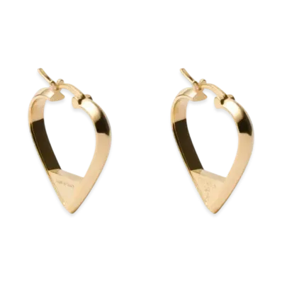 PRADA Metal Earrings "Gold"
