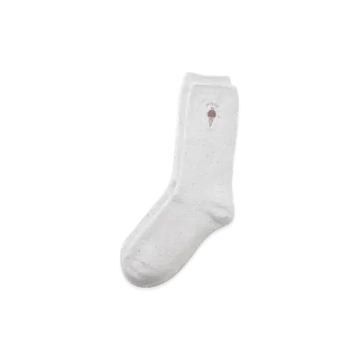 GELATO PIQUE Ice Embroidery Socks "Lavender"