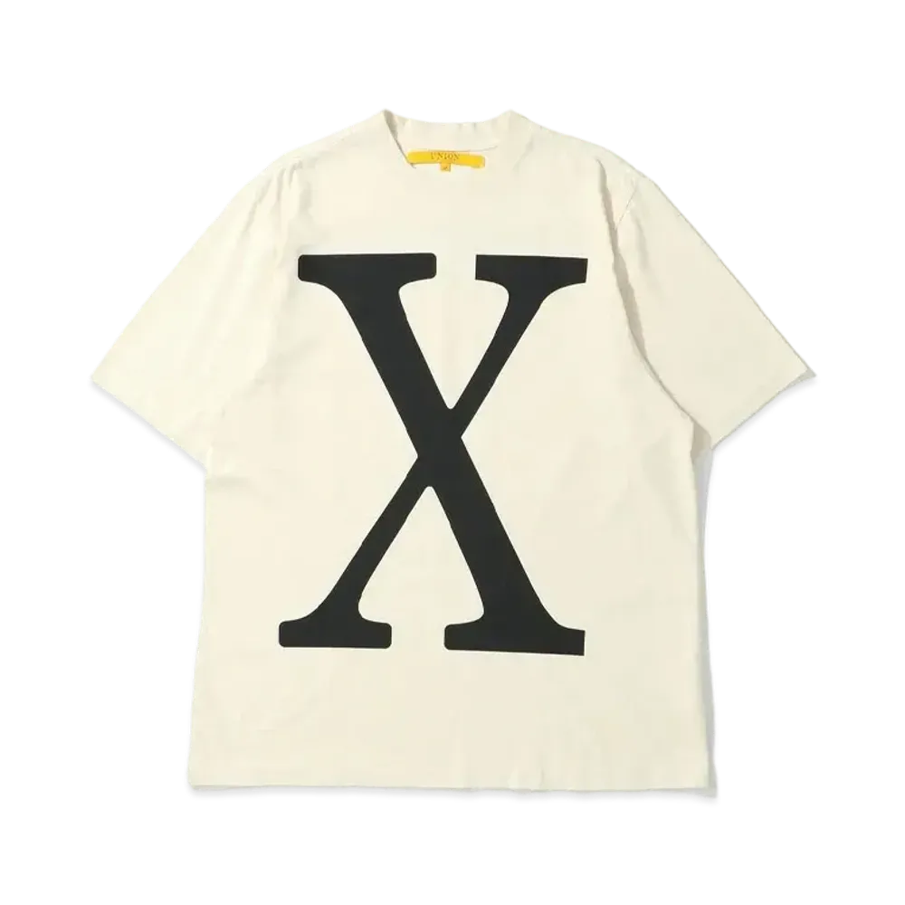 UNION X Tee "Bone Pigment"