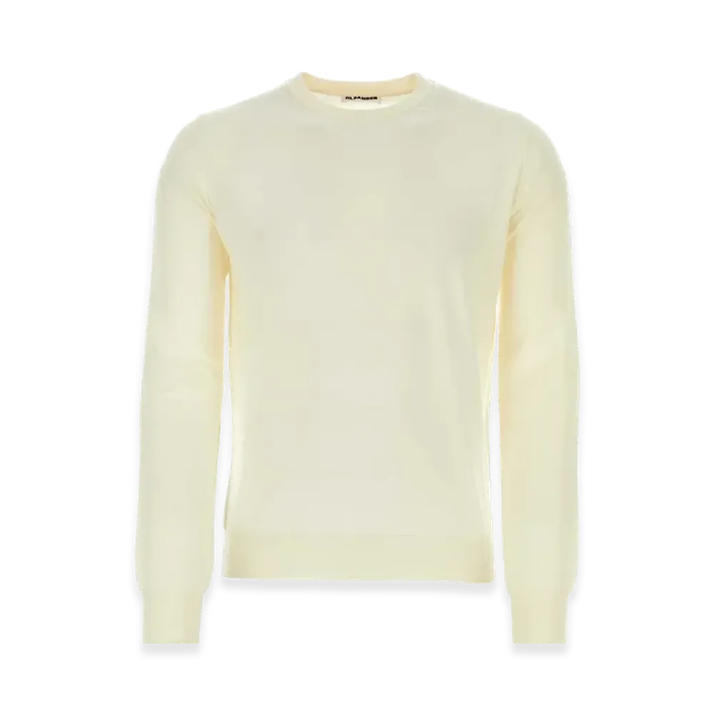 Jil Sander Wool Sweater "White"