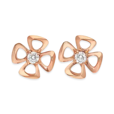 BVLGARI Fiorever Earrings "Pink Gold"