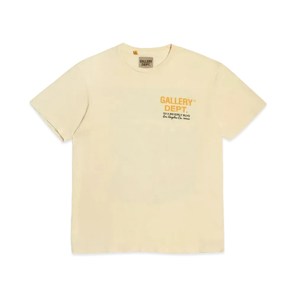 GALLERY DEPT. Drive Thru Tee "Cream"
