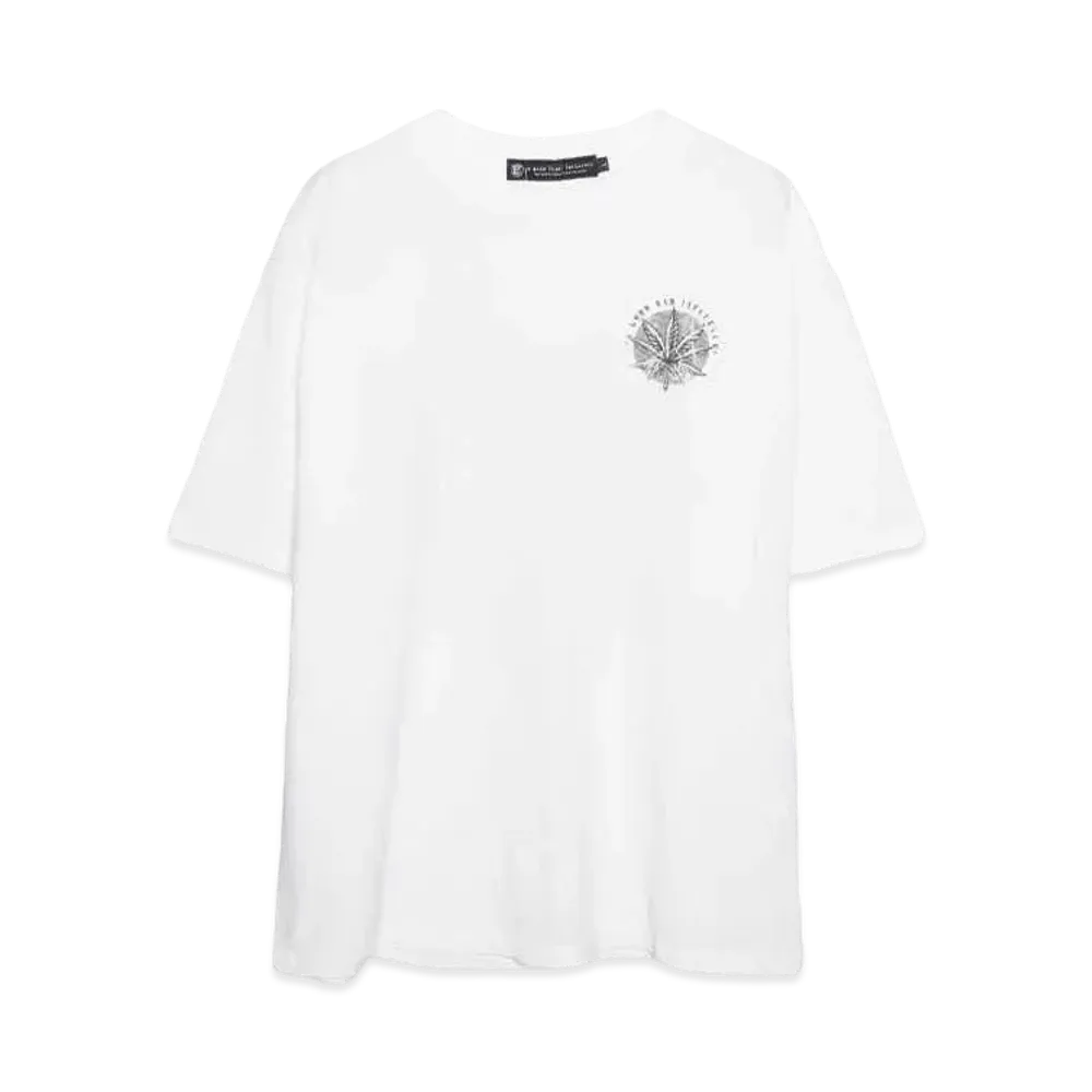 A GOOD BAD INFLUENCE PEACE T-SHIRT "WHITE"