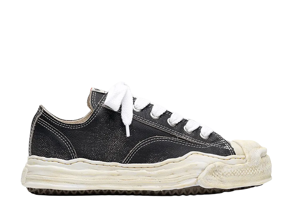 Maison MIHARA YASUHIRO HANK OG Sole Shrink Leather Low-top Sneaker "Black"