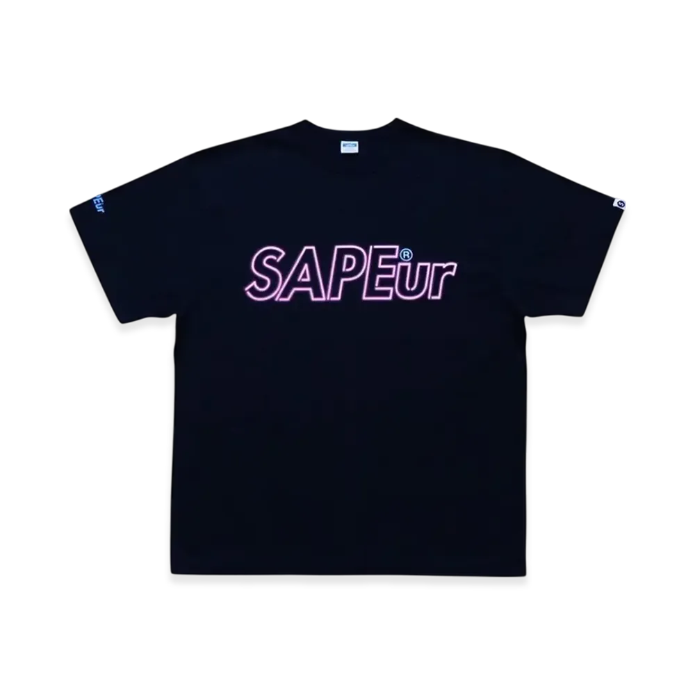 SAPEur Neonsign Logo S/S Tee "Black"