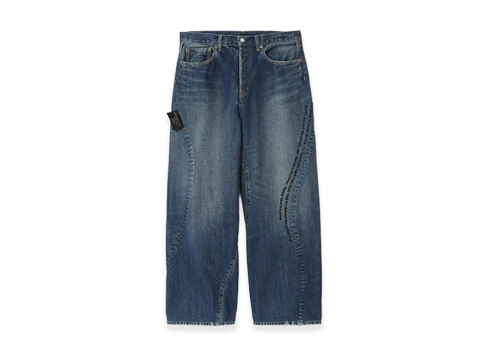 UNDERCOVER Denim Wide Pants "Indigo"