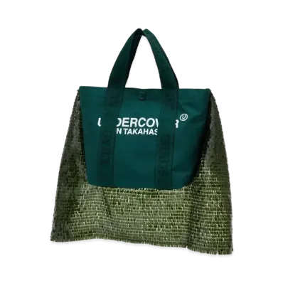 UNDERCOVER Nylon Tote Bag "Green"