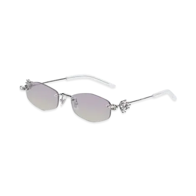 Gentle Monster Glitz 02VYG "Silver/VioletGradation"