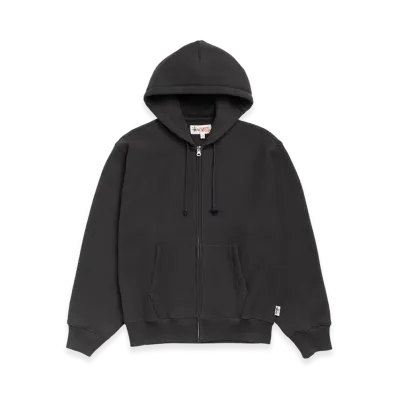 Stussy Fleece Zip Hoodie "Black"