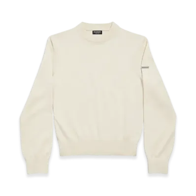 BALENCIAGA Women's Crewneck Sweater "Beige"