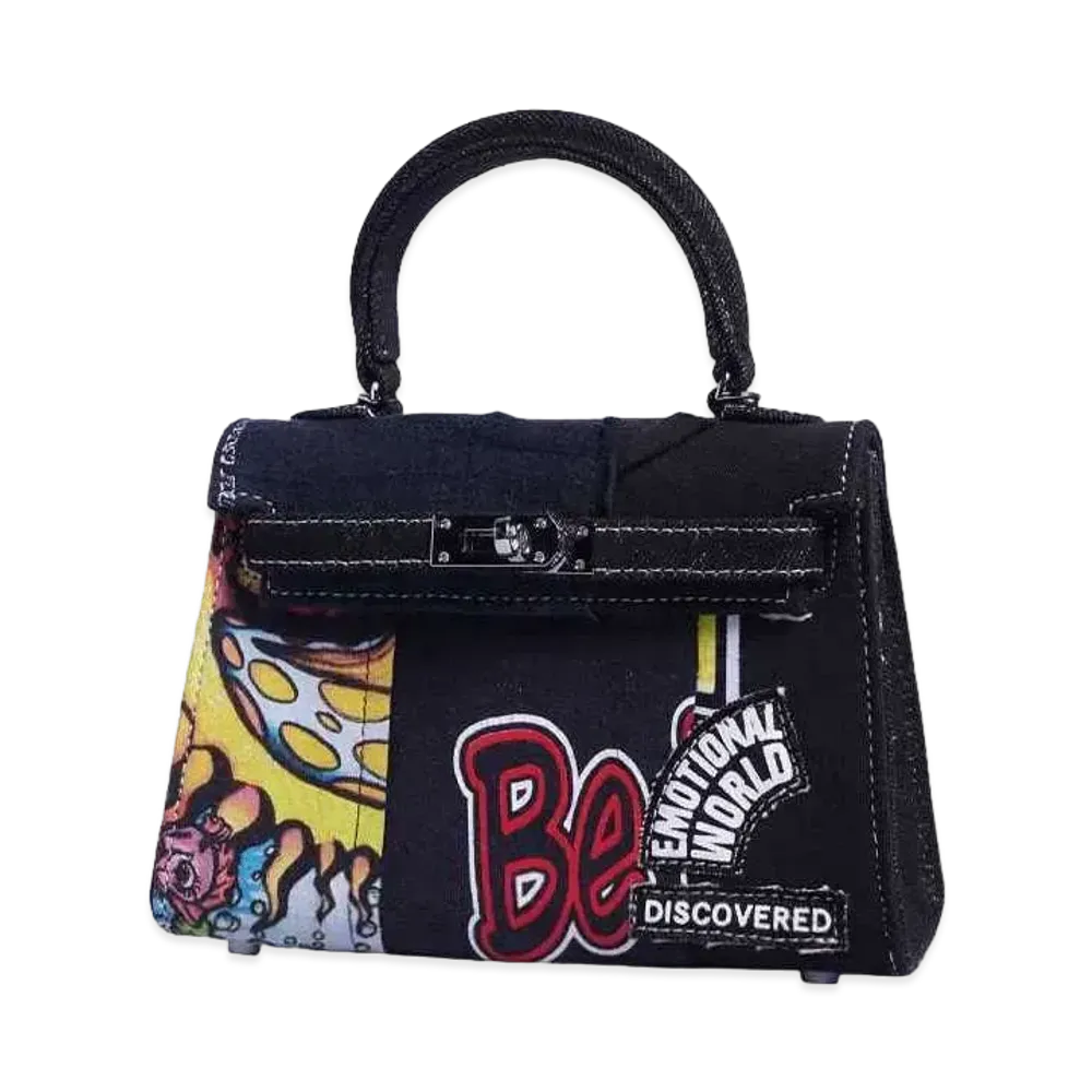 DISCOVERED x EMOTIONAL WORLD Shoulder bag "BLACK"