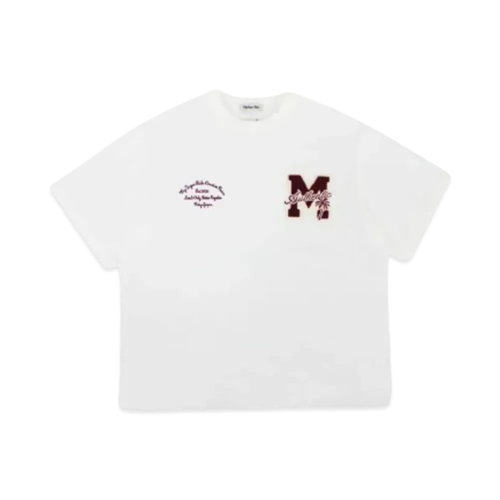 My Sugar Babe M college logo wappen tee "WHITE"