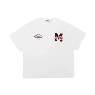 My Sugar Babe M college logo wappen tee "WHITE"