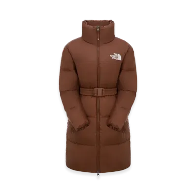 The North Face Nuptse Belted Down RDS Down Coat (W) "Brown"