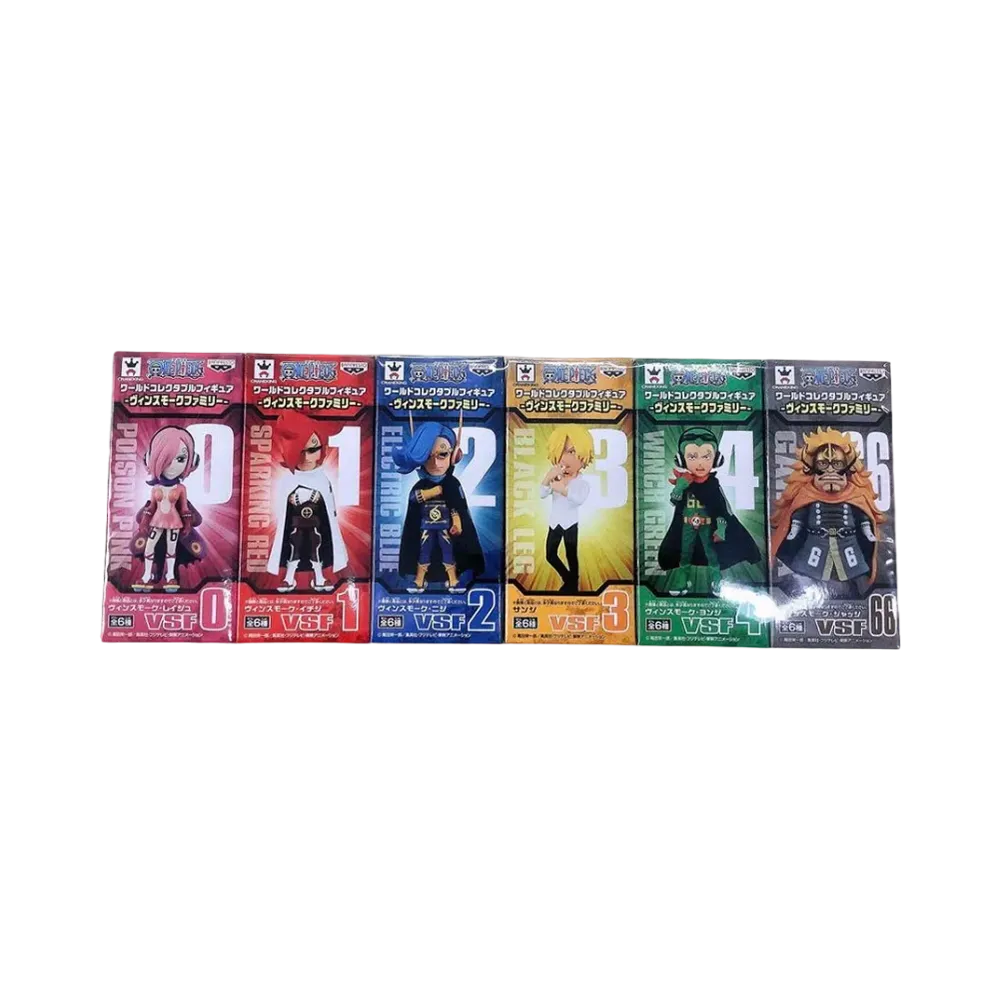 Banpresto One Piece World Collectable Figure -Vinsmoke Family- Complete 6 Piece Set