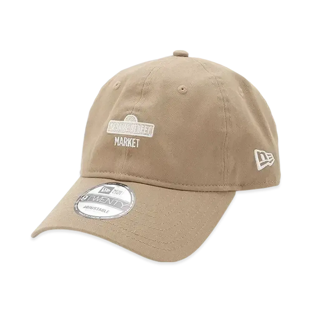 NEW ERA x SESAME STREET MARKET Collaboration Message Cap "Beige"