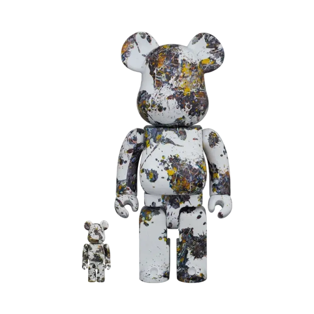 Bearbrick Jackson Pollock Studio(SPLASH) 100% & 400%