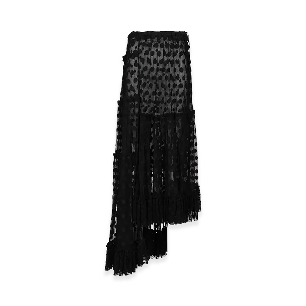 DRIES VAN NOTEN Women's Sunia Long Skirt "Black"