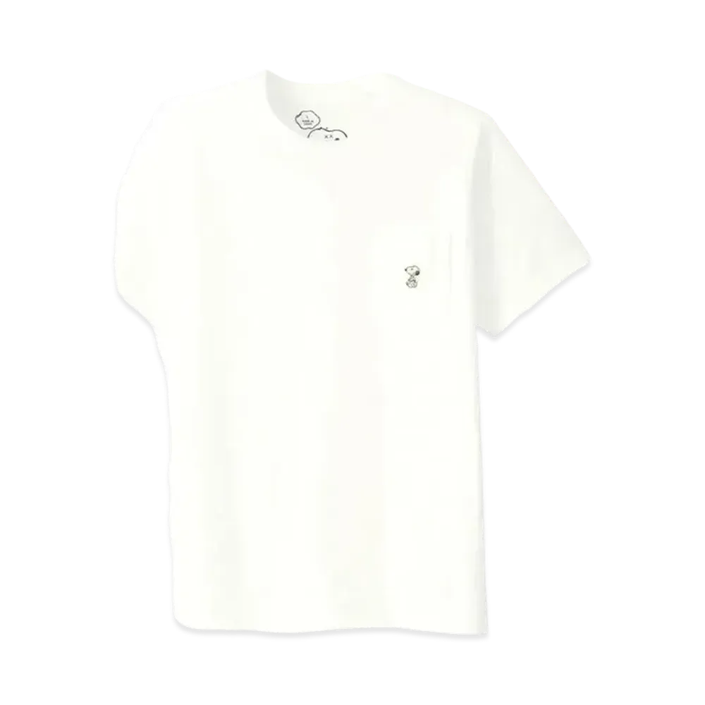 Uniqlo x KAWS x Peanuts Snoopy Pocket Tee "White"
