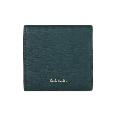 Paul Smith Colored Edge AW24 Coin Case "Green"