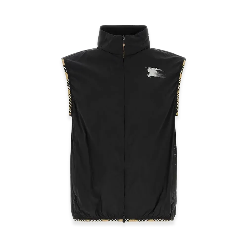 Burberry Nylon Sleeveless Jacket "Black"