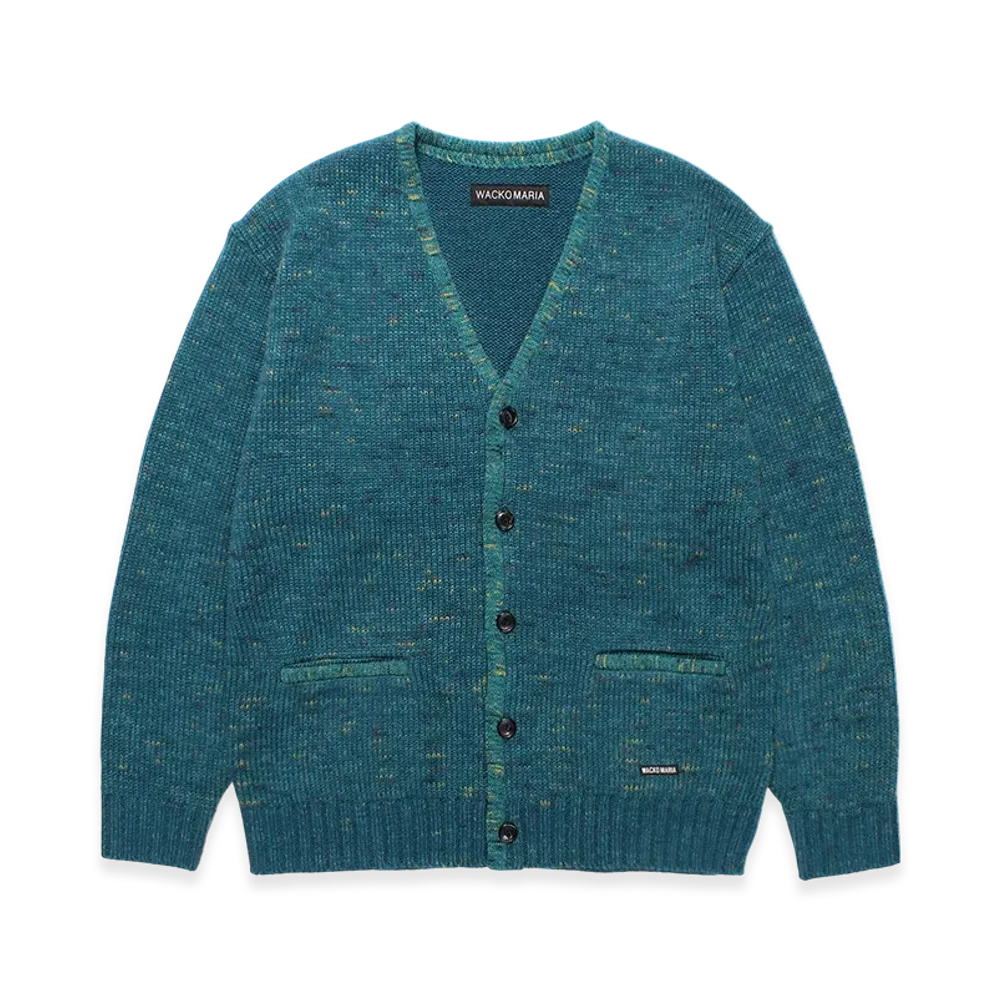 WACKO MARIA Mix Mohair Knit Cardigan "Green"