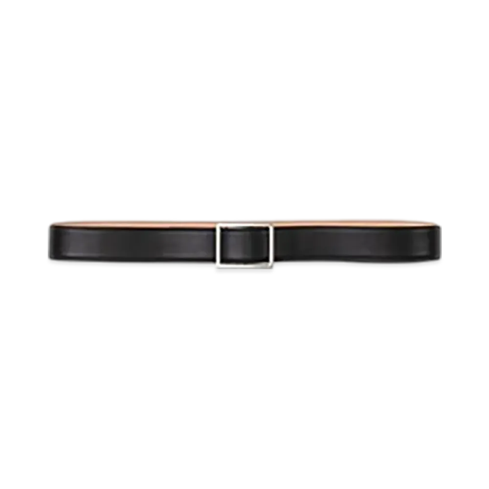 Graphpaper Holeless Leather Classic Belt "Black"