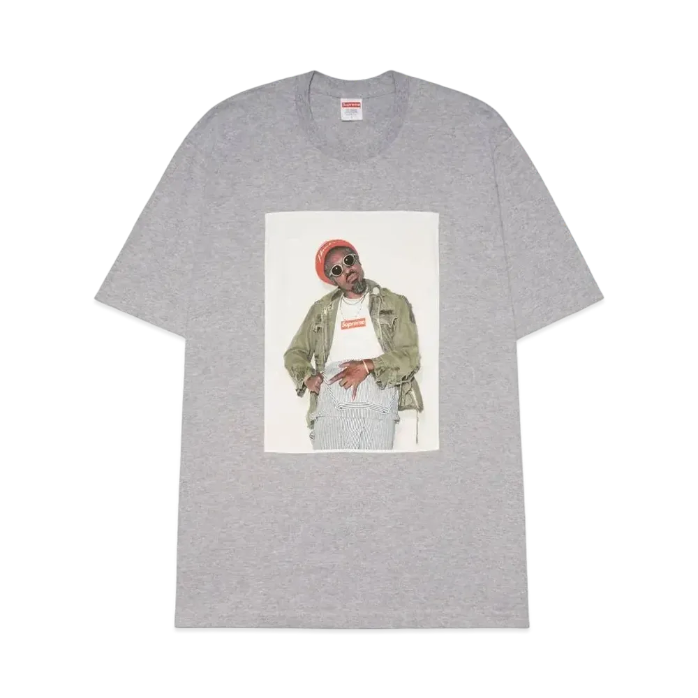 シュプリーム アンドレ 3000 Tシャツ "ヘザー グレー"