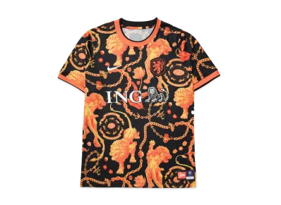 Nike x Patta X2 World Cup Academy Pro Short-Sleeve Football Top Netherlands "Orange/Black"