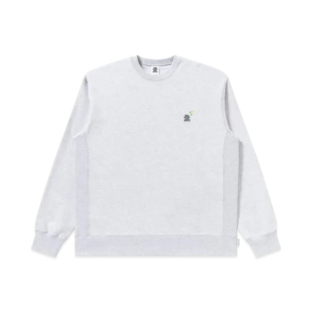 Blackeyepatch Small OG Label Deco Crew Sweat "Ash"