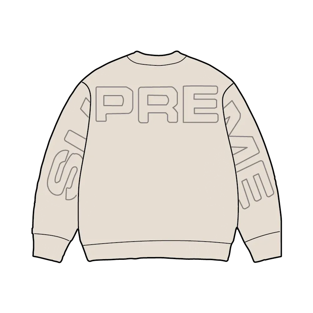 Supreme Pilled Sweater "Stone"