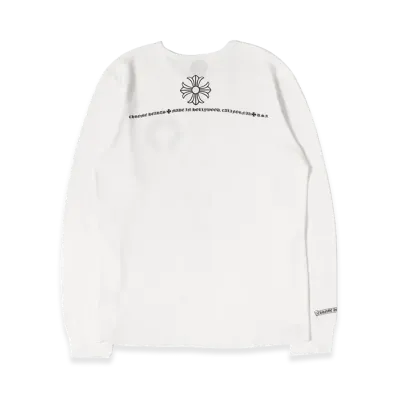 Chrome Hearts Horseshoe Logo CH Plus Thermal L/S T-Shirt "White"