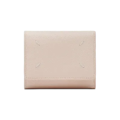 Maison Margiela 4-Stitch Tri-Fold Wallet "Pale Pink"