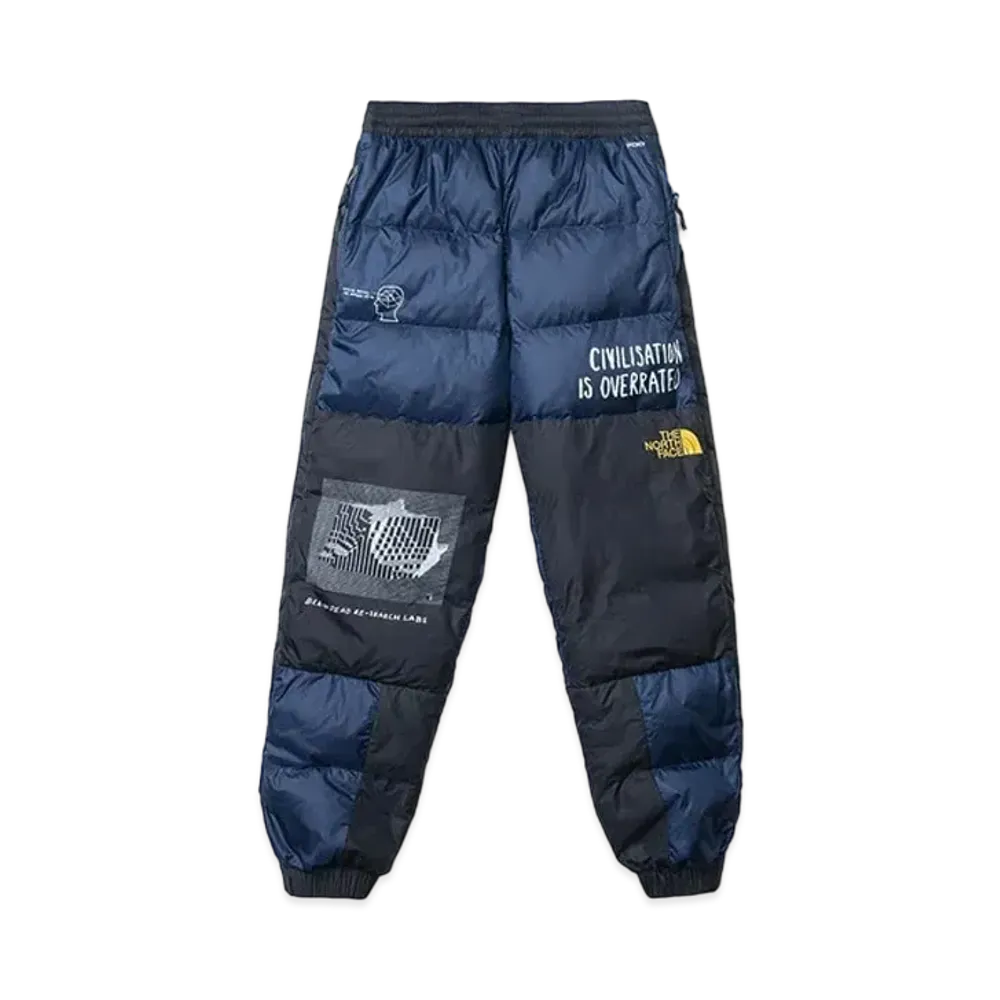 The North Face x Brain Dead Nuptse Sweatpants "Navy"