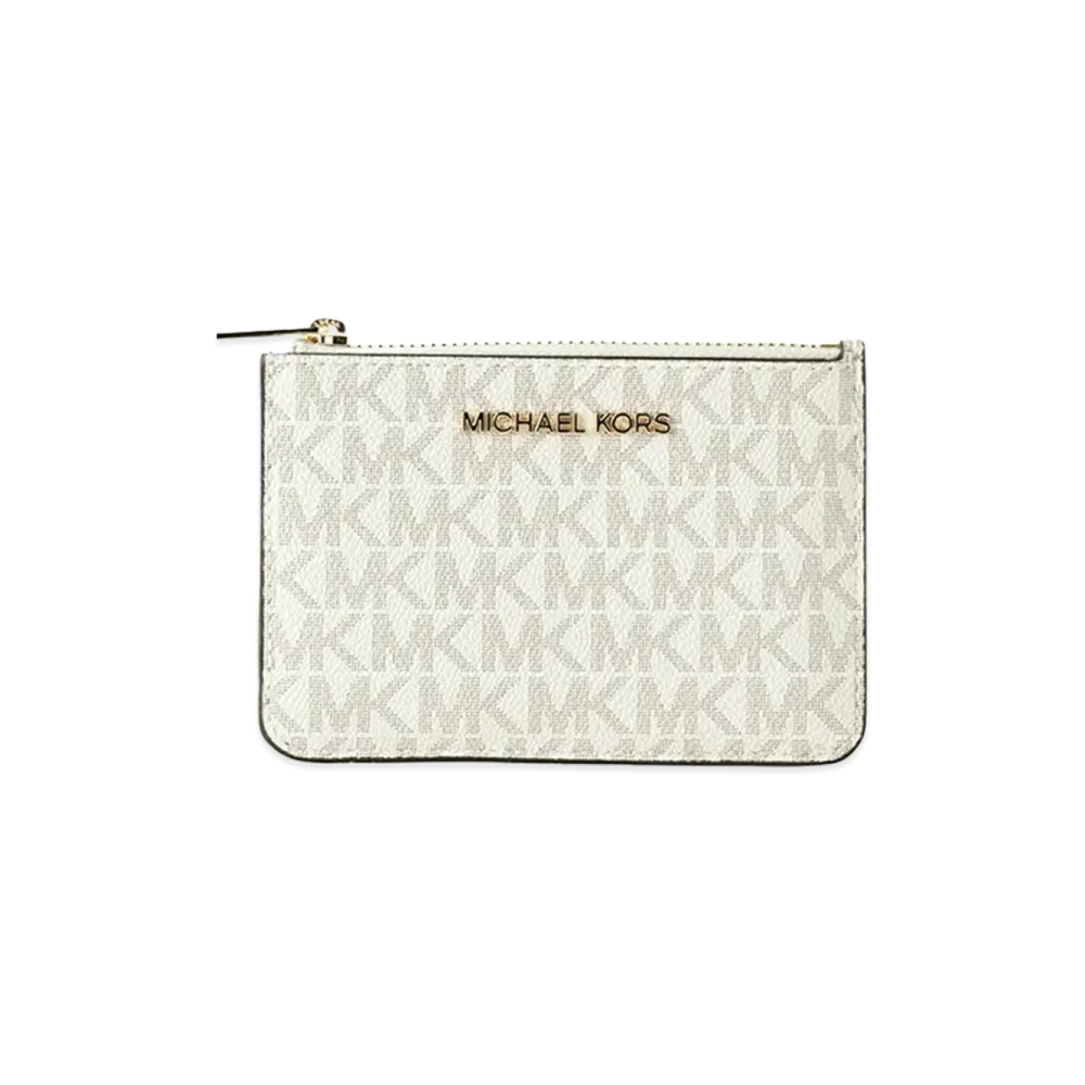 MICHAEL KORS Jet Set Card Case "Vanilla"