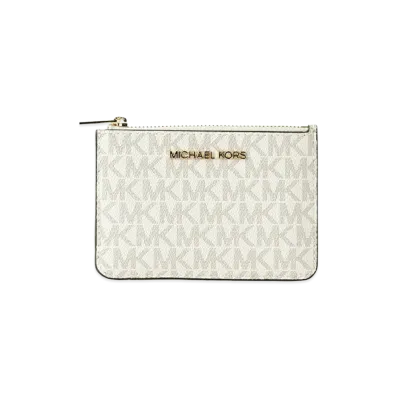 MICHAEL KORS Jet Set Card Case "Vanilla"