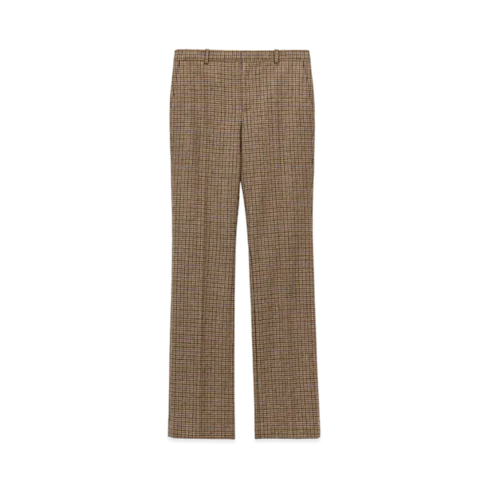 LOEWE x Howl's Moving Castle Tailored Trousers In Wool "Beige/Blue/Black"