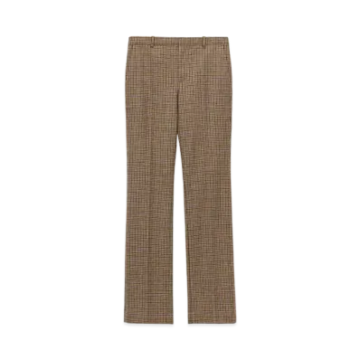 LOEWE x Howl's Moving Castle Tailored Trousers In Wool "Beige/Blue/Black"